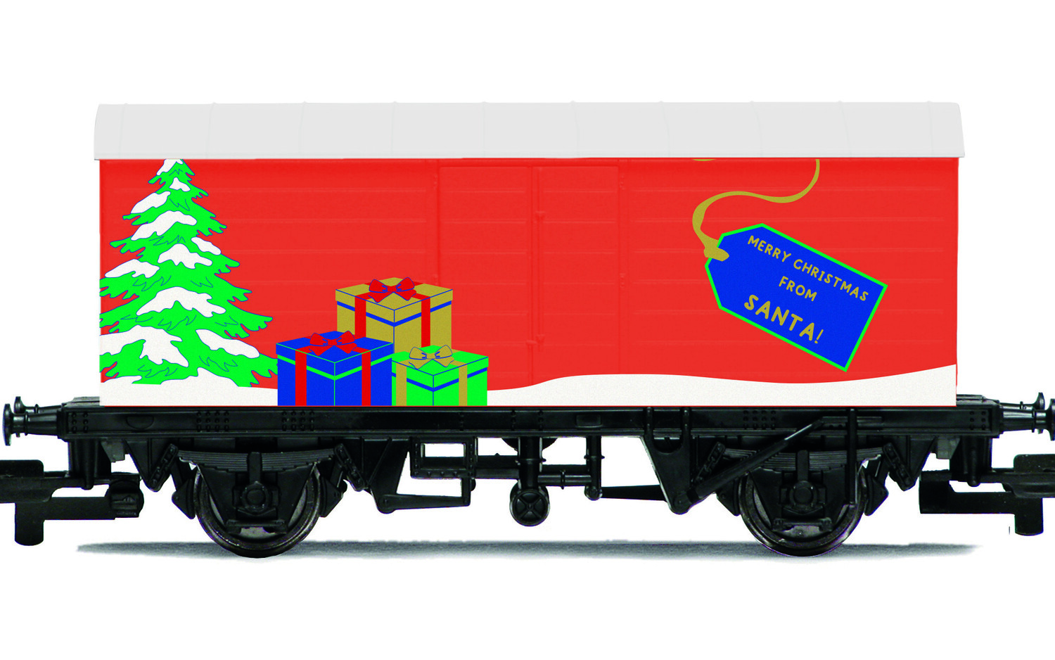 Un réseau de Noël (N) pour voir passer les trains